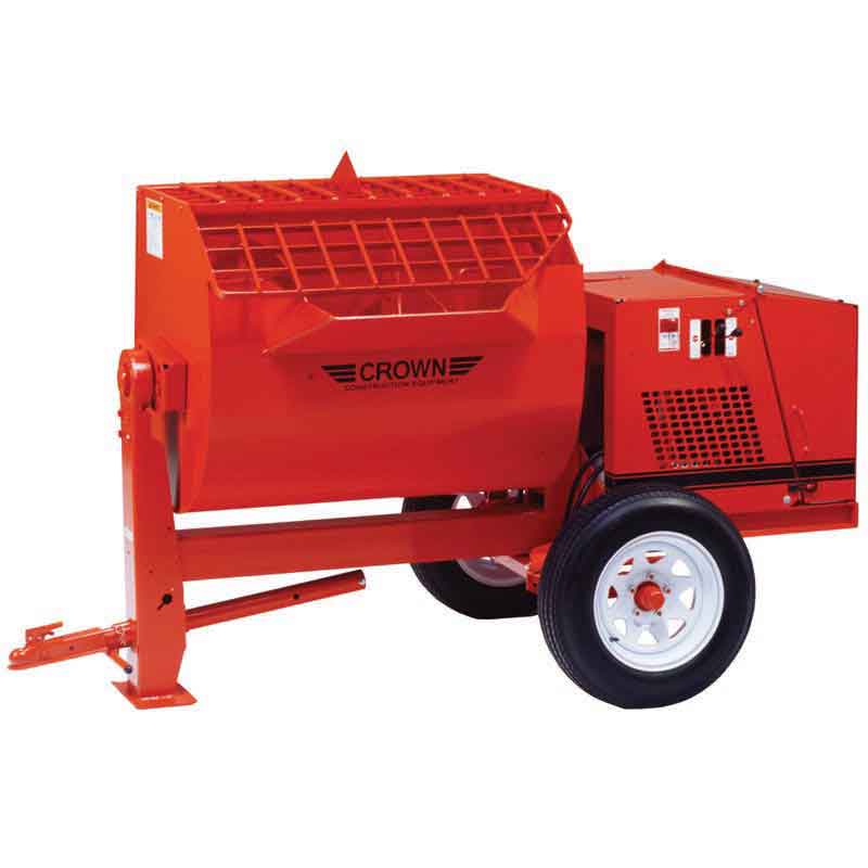 12 cu/ft Hydraulic Mortar Mixer 13HP Honda 12SH-GH13 by Crown Ball Hitch