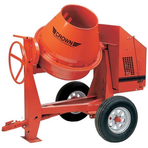 [CRN0022-1] 9 cu/ft Concrete Mixer 8HP Honda C9-CGH8 by Crown Ball Hitch