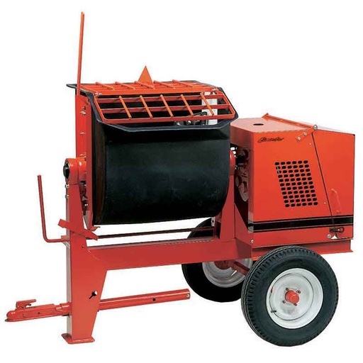 [CRN0009-1] 6 cu/ft Poly Mortar Mixer 5.5 HP Honda 6PR-GH5 by Crown Ball Hitch